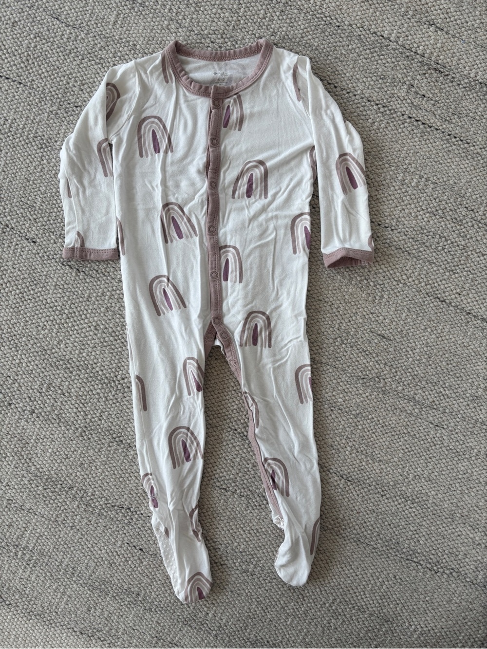 Kyte Baby Sunset Rainbow Snap Footie